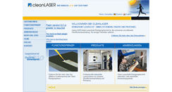 Desktop Screenshot of cleanlaser.de